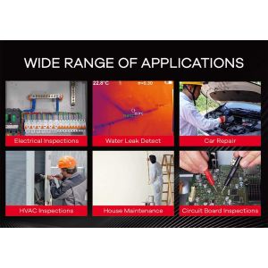 Higher Resolution 120*90 Handheld Infrared Thermal Imager Camera for Water Pipe