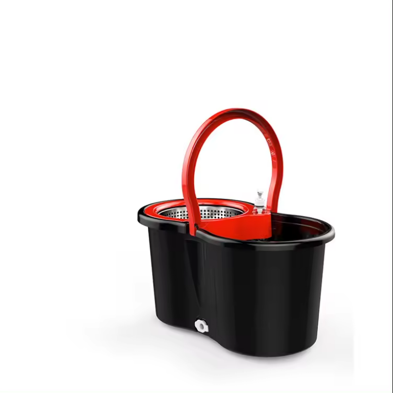 Heavy Duty 360 Spin Magic Mop with Press Detergent Bottle and Microfiber Cloth Cover Type