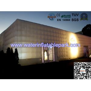 Commercial Inflatable Concert Hall With Blow Up Cubic Tent , Inflatable Hall