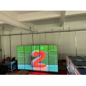 P2.5 LED Poster Mirror LED Screen GOB 1920mm X 640mm Floor Stand LED Poster