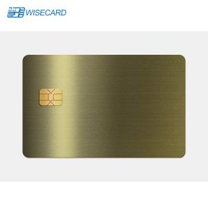 Metallic Surface Effect Smart Card For Contactless Data Transfer High-Performanc