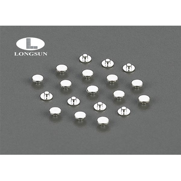 Quality Electrical Contact Rivets Tri - Metal Components With Low Resistance ROHS wholesale