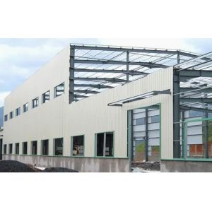 Waterproof Prefabricated Metal Construction Buildings H Section Column Steel