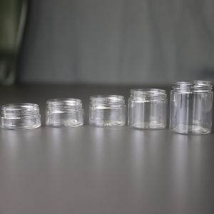 Recomed Large Plastic Spice Jar Cookies Plastic Jar Transparent Plastic Jar Gold
