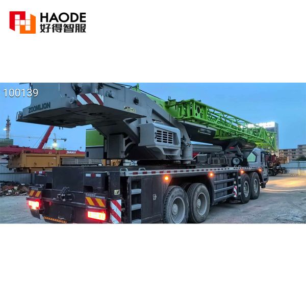 Used Zoomlion 80h7 80ton Truck Crane Small Truck Crane Mobile Crane Truck Mounted Crane in Excellent Condition Crawler C