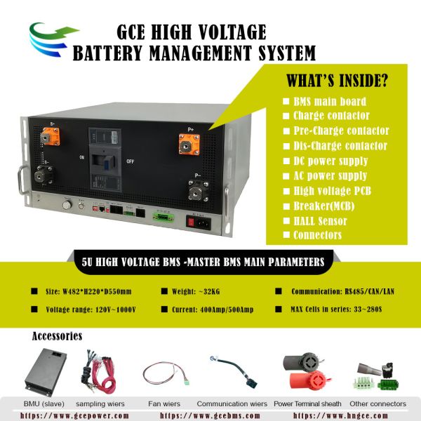 160S512V 400A high voltage BMS(HV BMS) Lithium BMS Battery Management System BMS