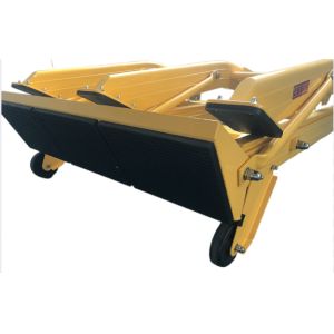 Traffic Orange Electrostatic Spraying Anti Ram Barrier Foldable