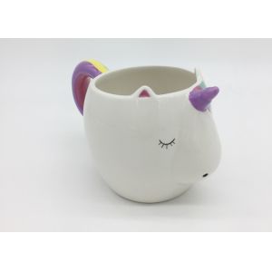 500ml Capacity Ceramic Unicorn Mug , Dolomite Handmade Stoneware Coffee Mugs