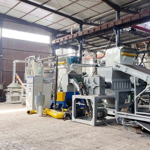 Environmentally Friendly Solar Panel Recycling Plant for Photovoltaic Panel