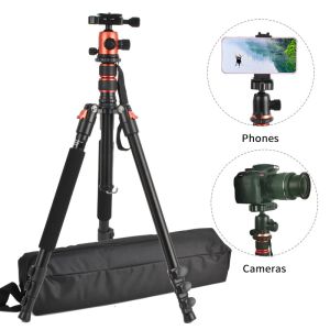 1.71M Aluminum Alloy Monopod Phone Holder 5KG Load With Ball Head