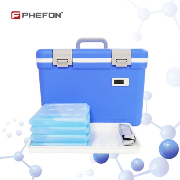 Quality PU Foam Insulation Portable 12L Medical Cooler Box with CE ISO Certifications wholesale
