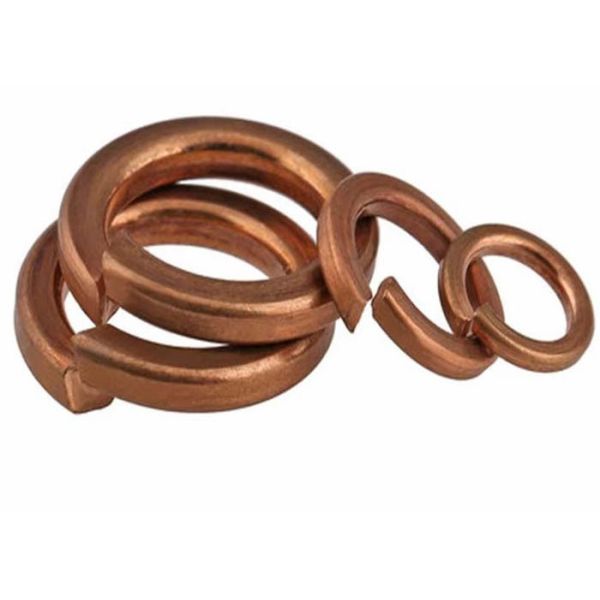 Quality M5 M6 M7 Red Copper Spring Lock Washer DIN127 wholesale