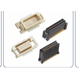 0.635mm, Board to Board, Mating, Plug/Socket, Black, Phosphor Bronze.