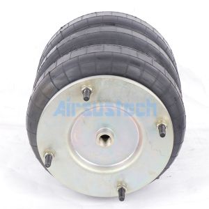 Convoluted Air Spring Dunlop Springride SP1539 Triple Rubber Bellow Hight