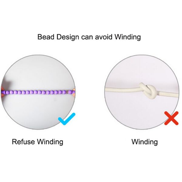 Wearable Bracelet Micro USB Cable 1ft 24cm Charger Bead Sync Data Extra Charging Line