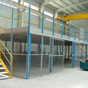 Cheap Customized Warehouse Storage Platform Heavy Duty Modular Steel Mezzanines for sale