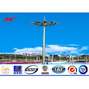 Large outdoor areas 25M High Mast Pole with different head frame type
