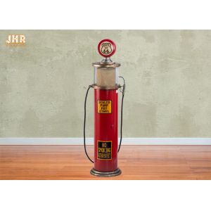 China Red MDF Wooden Gas Pump / Floor CD Rack 5 Layers on sale