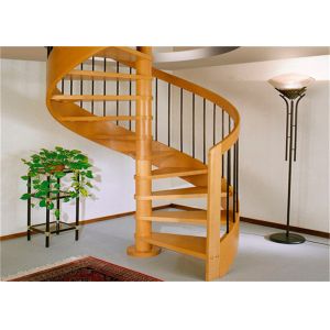 Prima Home Modular Spiral Staircase With Laminated Tempered Glass Tread And Post