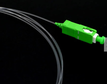 Quality SC APC  / UPC Optical Fiber Patch Cord 250mm Cable Diameter Transparent wholesale
