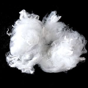 2.5D×51mm Non Siliconized Solid PSF Fiber For Hot Air Non Woven Fabric