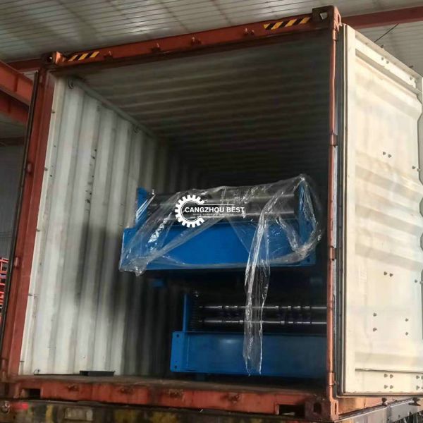 Color Steel 0.3mm Roof Tile Roll Forming Machine For Ibr Sheet