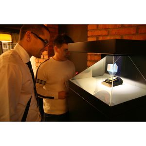 22" Full HD 3D Advertising Display Holographic Showcase Tempered Hologram Glass