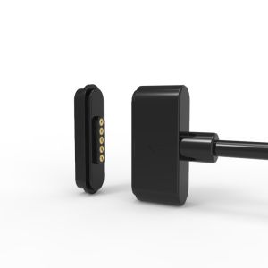 12V 3A 5 Pin Magnetic Charging Cable 2.2mm Pitch Pogo Pin USB Connector With