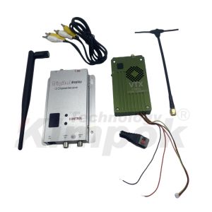 1.5Ghz 8W Video Transmitter Receiver 1.5G VRX for RC FPV Racing Drone Video