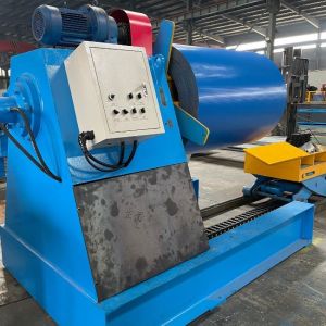 Cheap 220V Vertical Cylinder 8 Tons Hydraulic Decoiler With Digital Display for sale