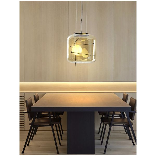 Postmodern Pendant Lamps glass ball lamp Restaurant coffee Bar Plot Pendant Light(WH-GP-132)
