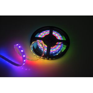 China WS2813 Dual data line WS2811 Built-in 5050 RGB LED Strip Individual Addressable 5V DC Nonwaterproof on sale