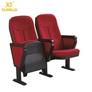ISO14001 Padded Upholstery Folding Auditorium Lecture Hall Seating With PP Shell