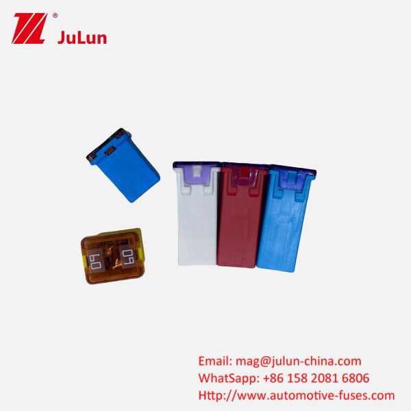 Quality Little Automobile Square Fuse 32V 58V EV Medium Electric Car Vehicle Fuse Blade Terminal With 58V Rated Voltage DC wholesale