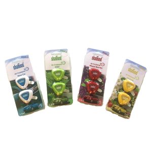 China Car Vent Hanging Mint Mini Trangle 2.5ml*2 Liquid Car Air Freshener on sale