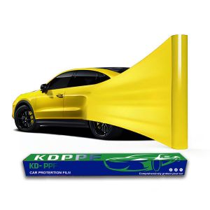 Yellow Series 8 Mil Anti Stain Car Film Sand Proof Color Change PPF