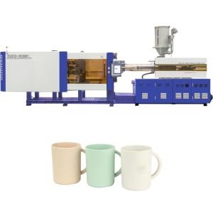 68T Servo Motor Injection Molding Machine Blue Making Plastic Cup High Precision