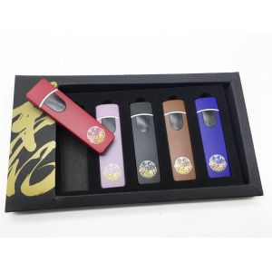 Customized USB Plastic Windproof Electronic Fingerprint Cigarette Lighter for