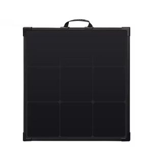 China 150w Foldable Portable Solar Panel Module Charging Kit Lightweight Black For Camp Rv Outdoor Generator Power Station on sale