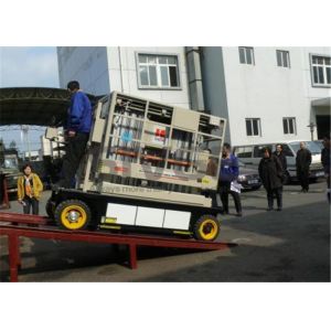 8 Meter Self Propelled Scissor Working Platform With 800mm Extension Platform