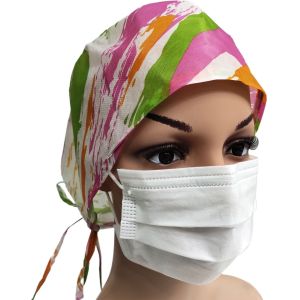 pure white color Non woven disposable face mask 3 ply layer disposable Face Mask