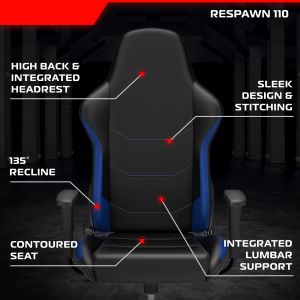 Comfortable Ergonomic Gaming Chair with Adjustable Fabric and Integrated