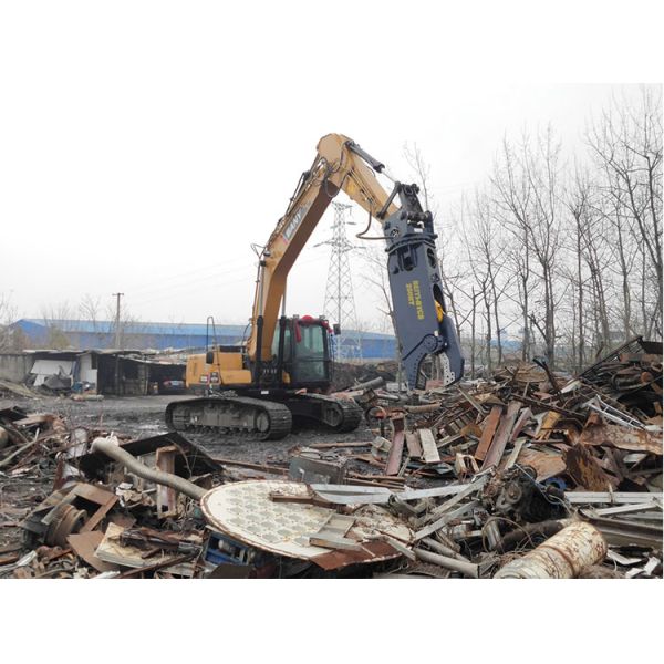 excavator hydraulic demolition shear used for cutting scrap sheet metal