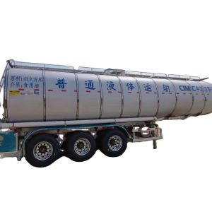 China CIMC latest technology, cheap high-strength steel three-axle oil tank semi-trailer, brand new pressure vessel oil tank trailer on sale