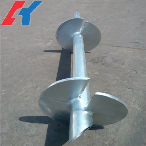 Factory Made Light Steel Construction Helical Anchor Pile for Solar Foundation