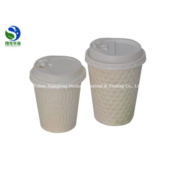 Poly Coated 12oz Custom Printed Paper Cups Compostable Coffee Cups