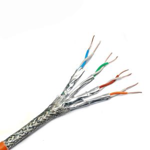 40G 2000Mhz CAT8 CAT7E Ethernet LAN Cable Double Shielded FTP