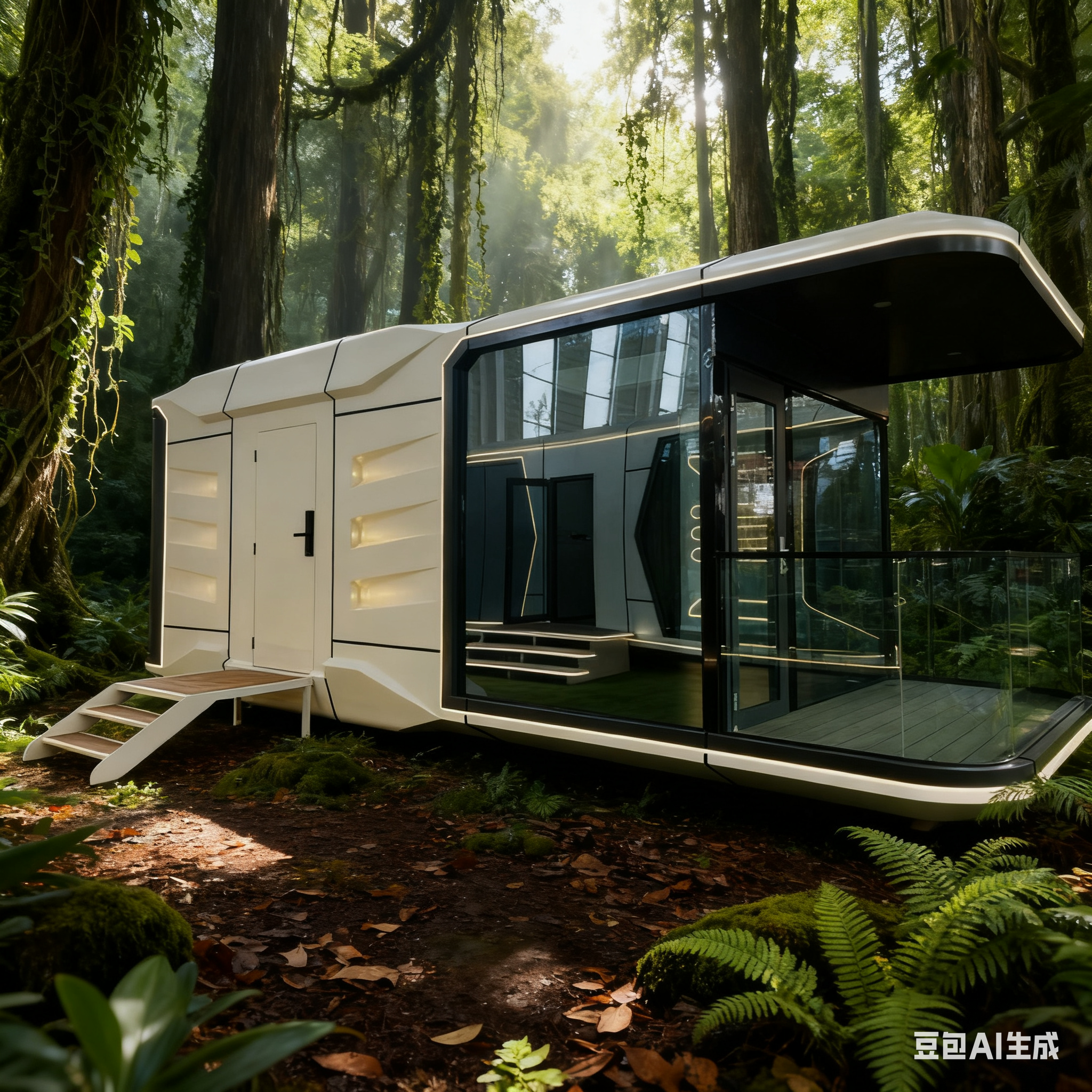 Cheap Modern Space Capsule House with 3400 Height Accommodating 2 People and 9mm European Pine Board for sale