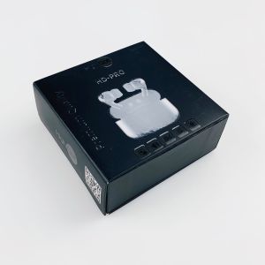 ODM Bluetooth Earphone Box Embossing TWS Wireless Headset Pacakge Box With Hooks