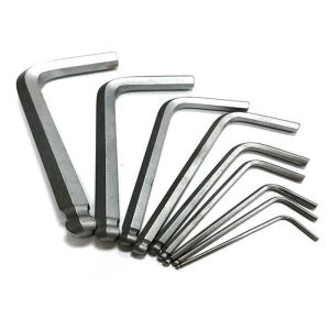 12mm Galvanized Steel B7 B7M Black Oxide Coating L Type Ball Head Hex Allen Key